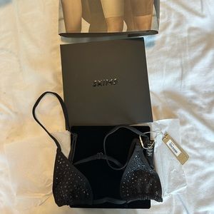 Skims limited addition rhinestone bikini top. Never worn.